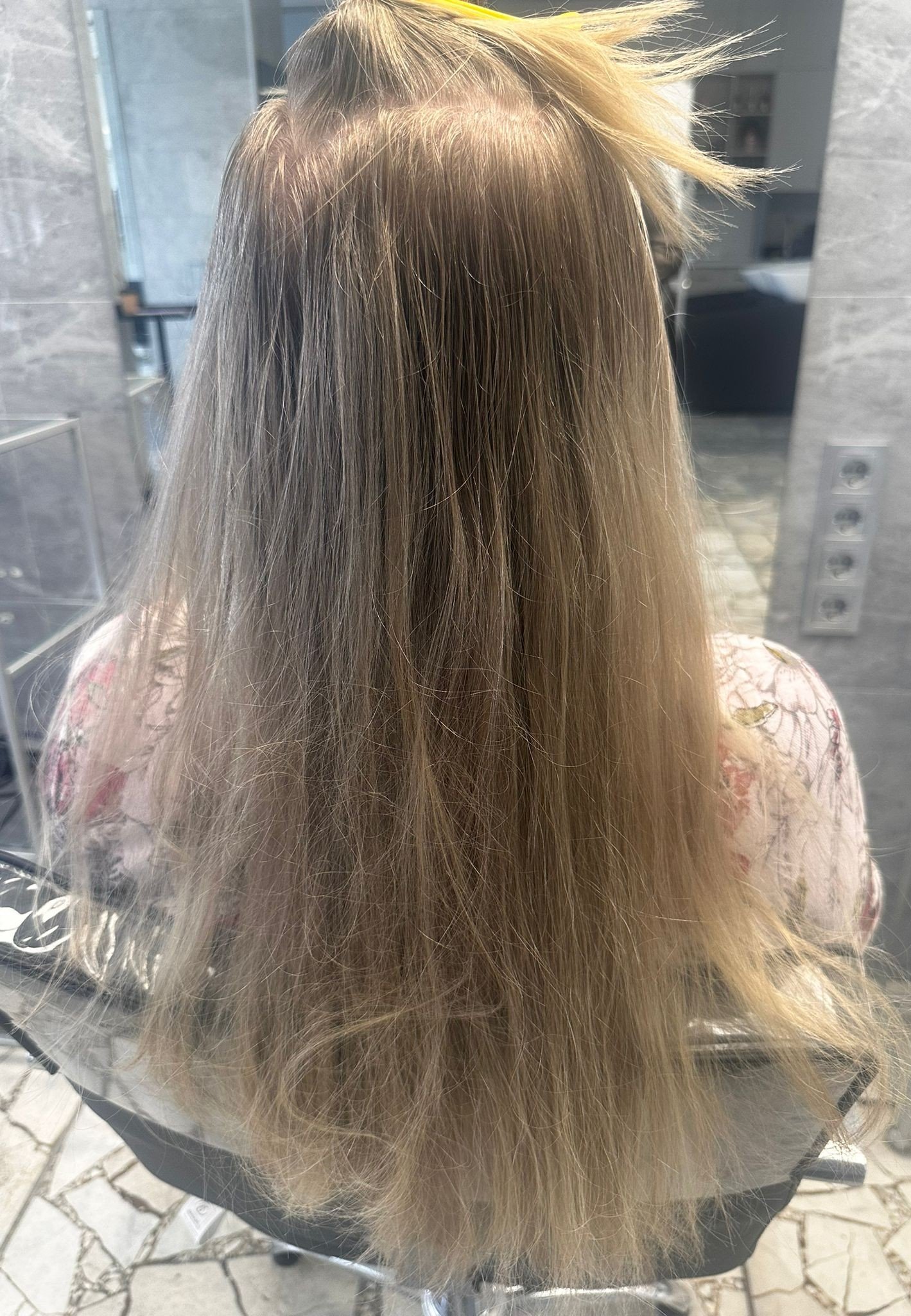 Before — keratin smoothing